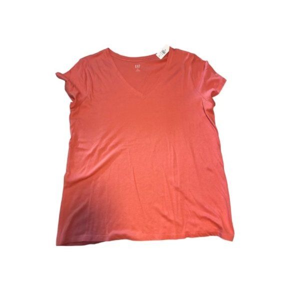 Gap Coral V neck Shirt
