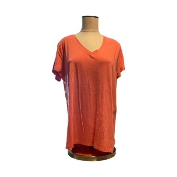 Gap Coral V neck Shirt