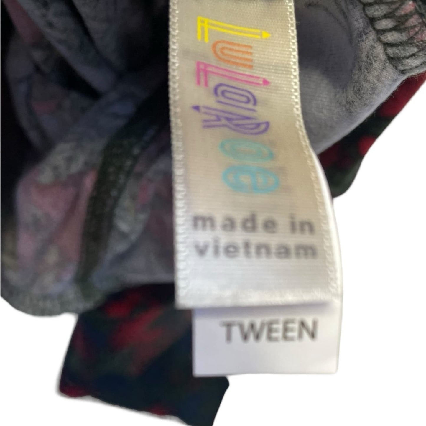 LulaRoe Navy Green Tomato Leggings