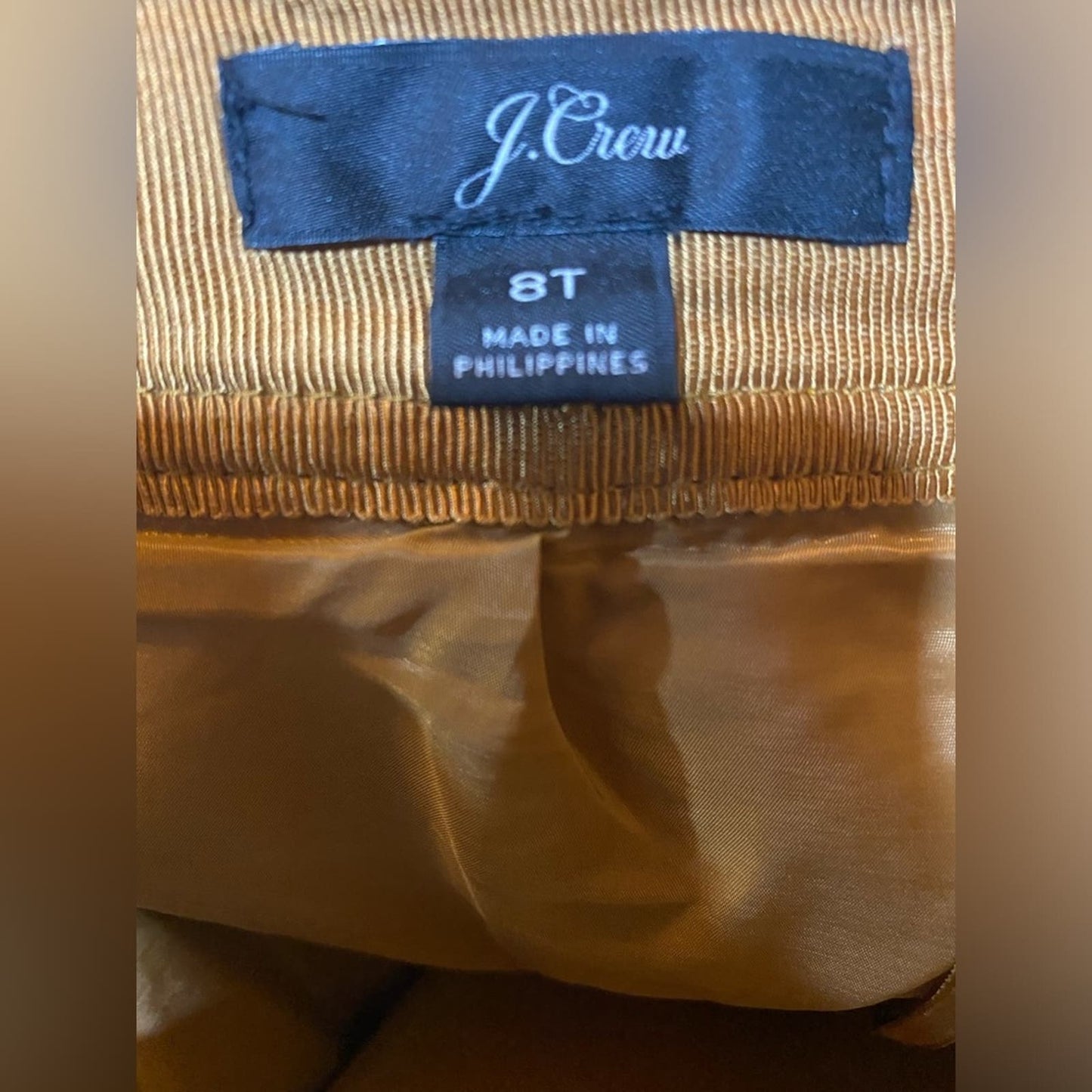 J. Crew Mustard Wool Pencil Skirt. Size 8T