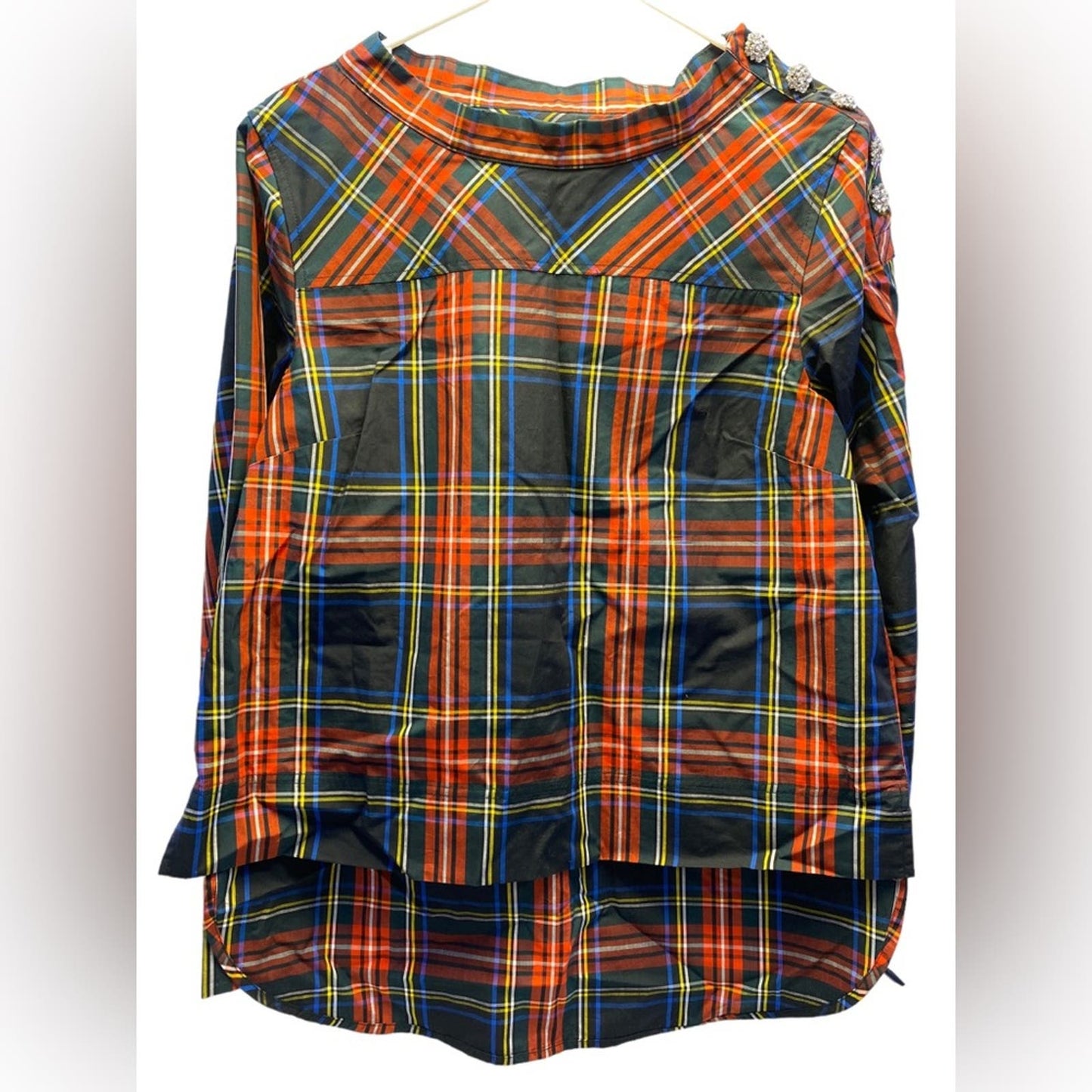 J. Crew Red Black Plaid Shirt