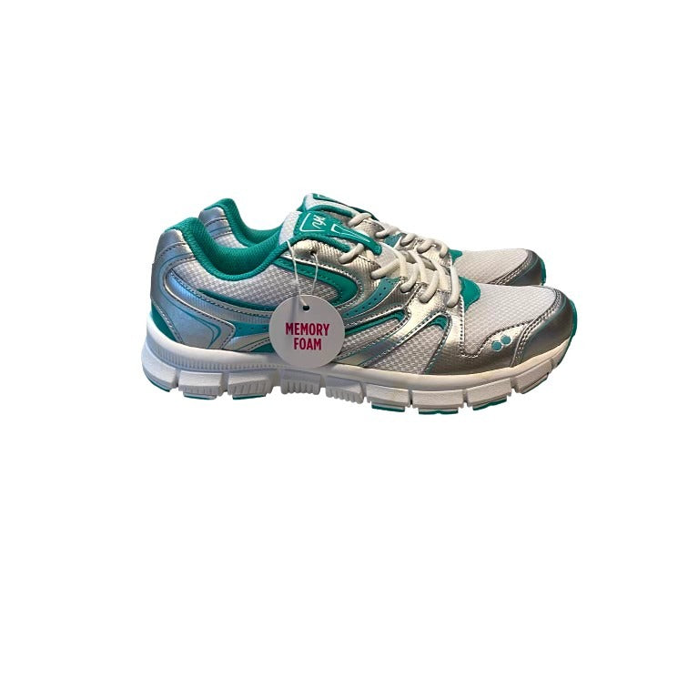 Ryka Teal White Sneakers- New