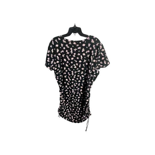 Pink By Victoria Secret Black with Floral print Dress