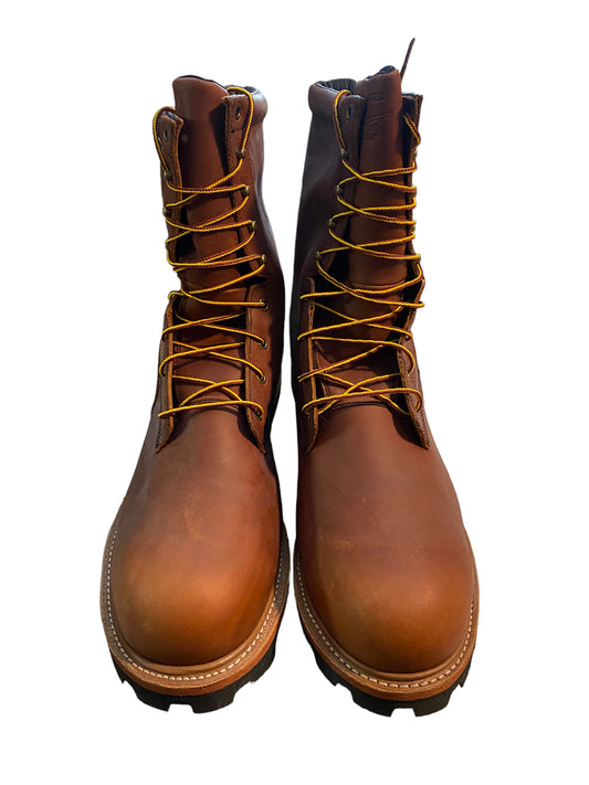 Red Wing Brown Leather Work Boots