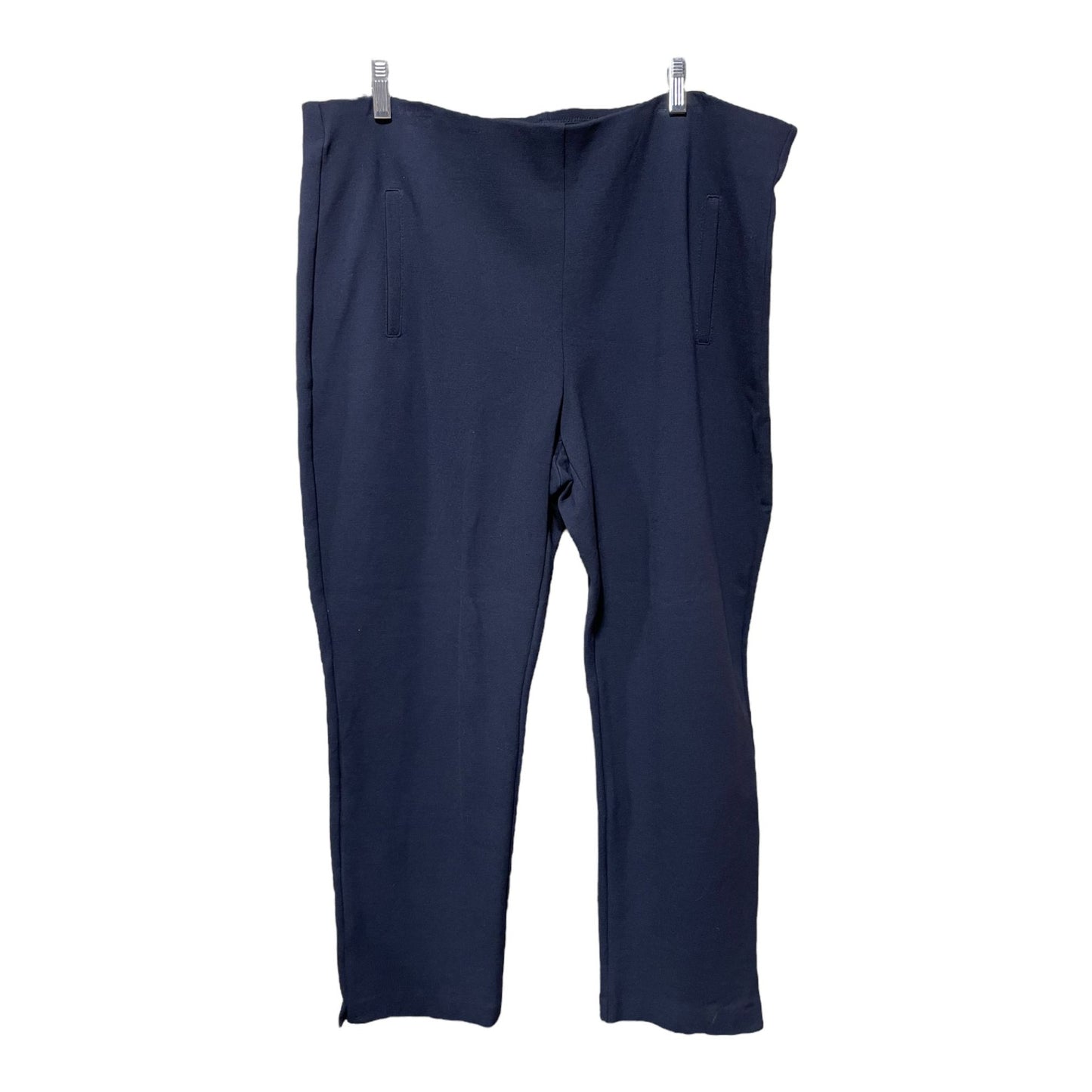 Chico's Navy Blue Pull on Ankle Pants