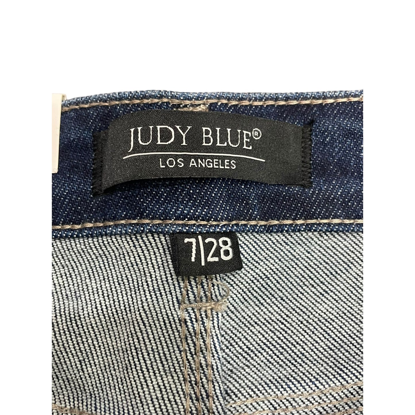 Judy Blue Dark Denim High Rise Cropped Straight