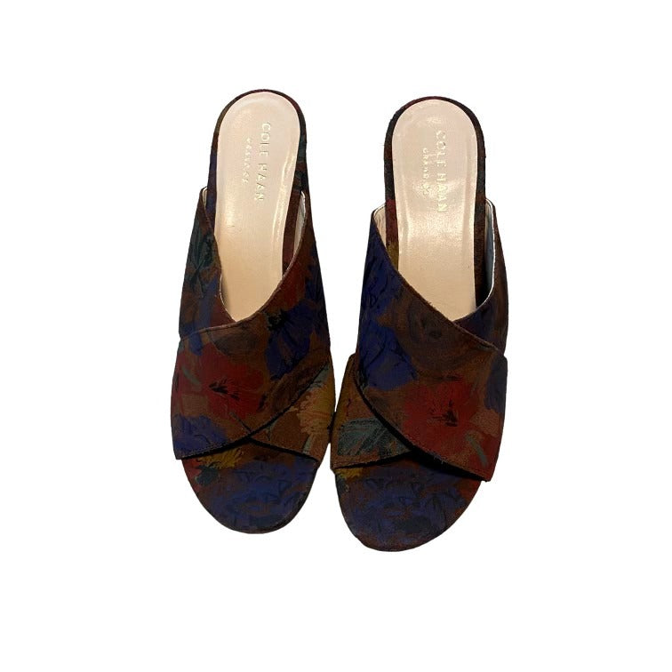 Cole Haan Navy Blue Red Floral