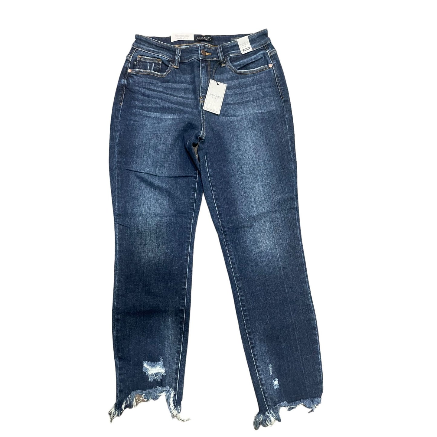 Judy Blue Dark Denim Mid Rise Slim Fit