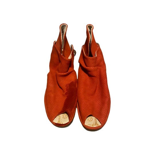 Burnt orange clearance wedge shoes