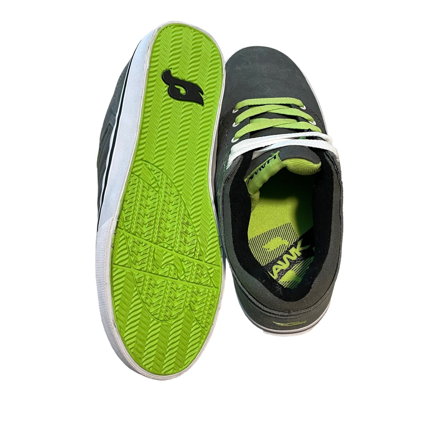 Hawk Gray Green Boys Sneakers