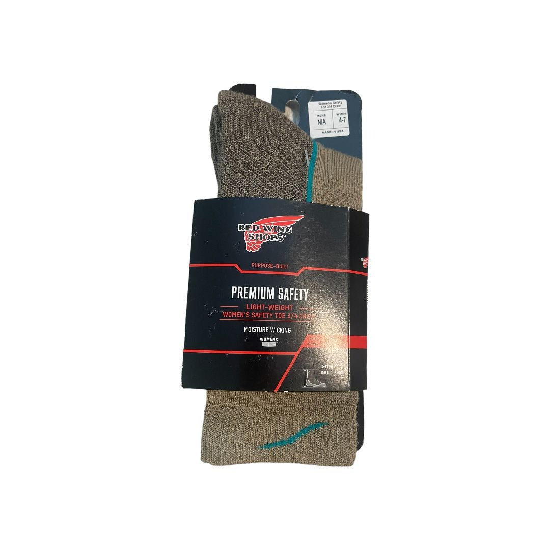 Red Wing Shoes Premium Safety Brown Socks