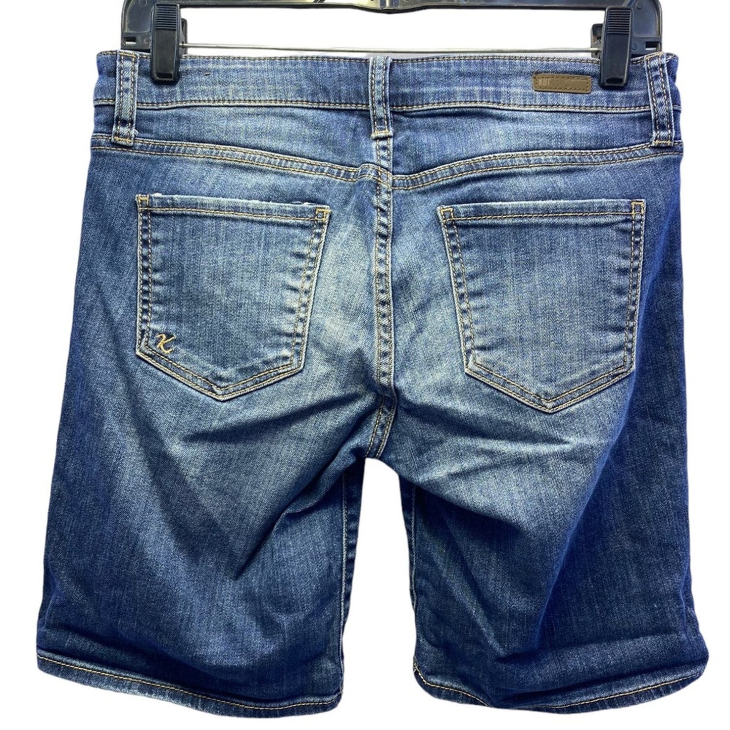 KUT Blue Denim Bermunda Shorts Size 0