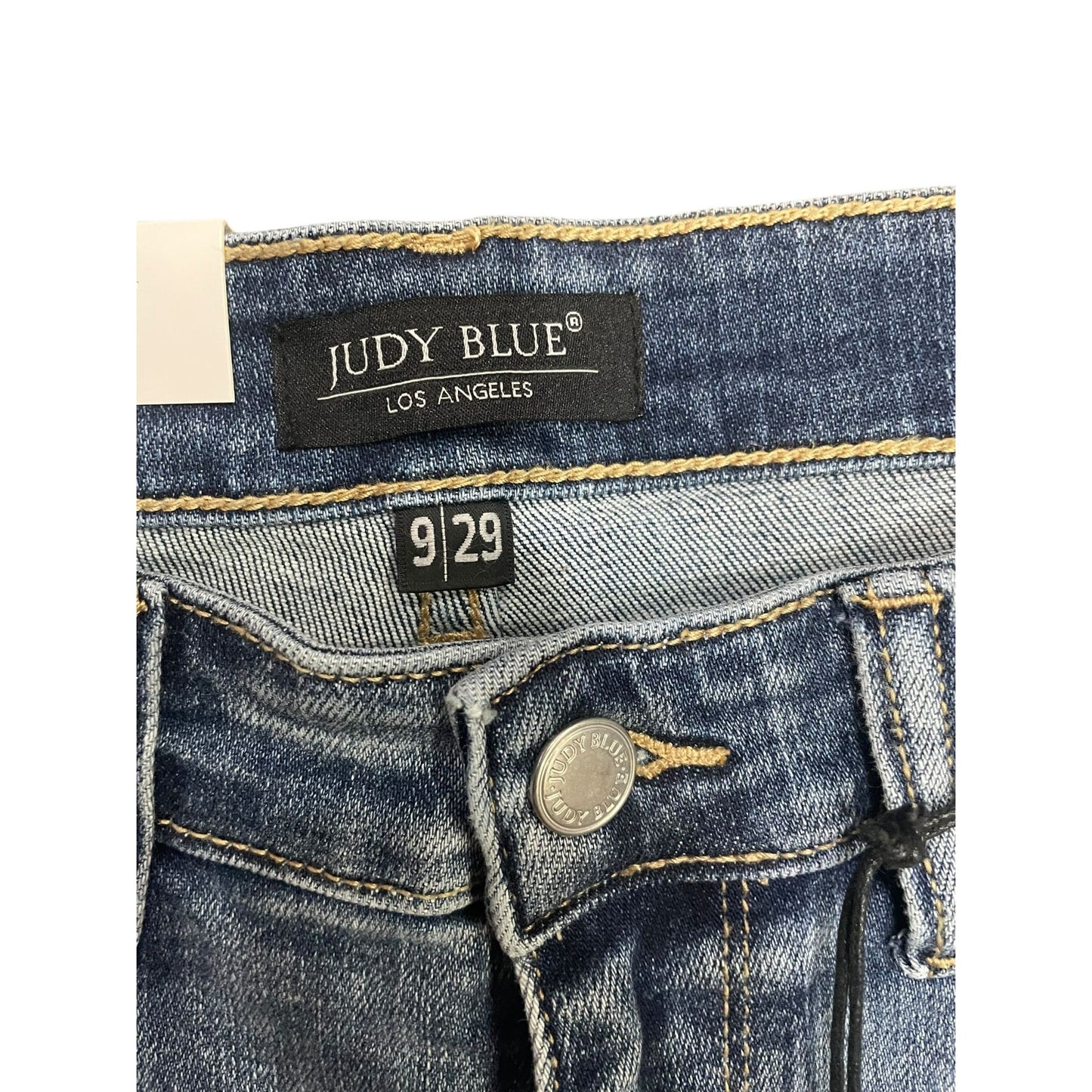 Judy Blue Medium Blue High Waist Straight Fit Jeans