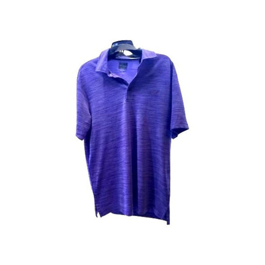 Greg Norman Purple Heathered Polo Style Shirt