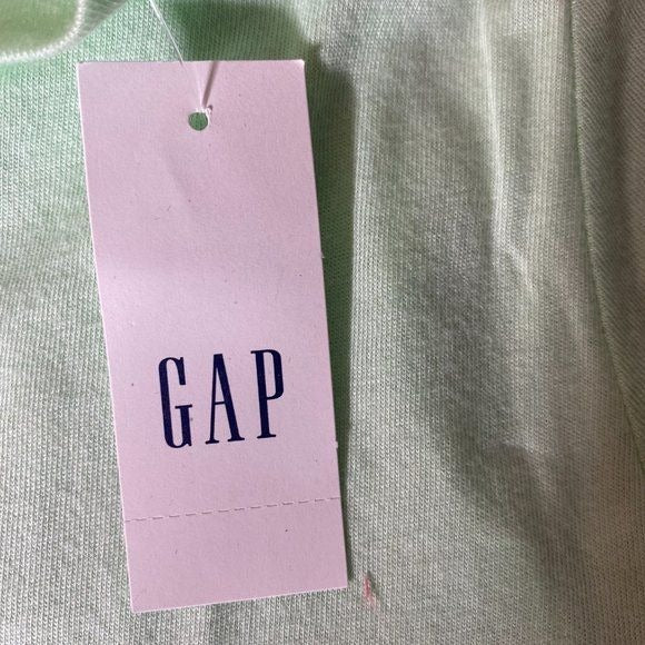 Gap Mint Green V neck Short Sleeve T Shirt
