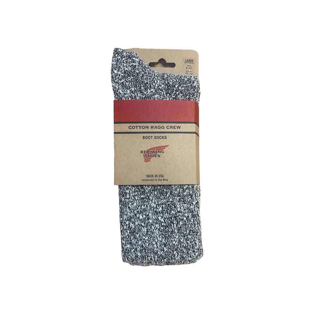 Red Wing Shoes Black/ White Boot Socks