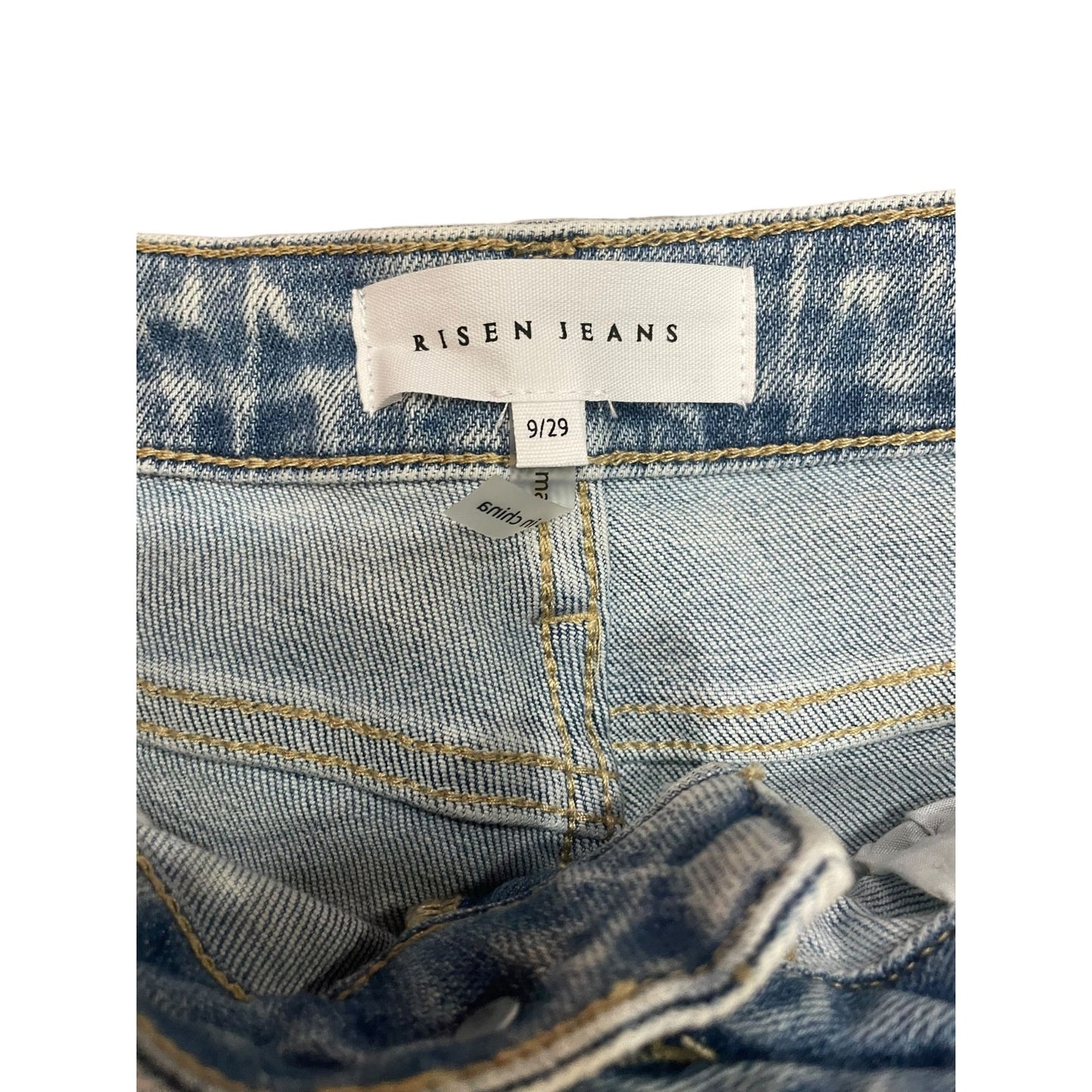 Risen High Rise Mom Jeans- Medium Wash