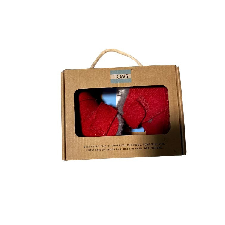 Toms Red Baby Shoes