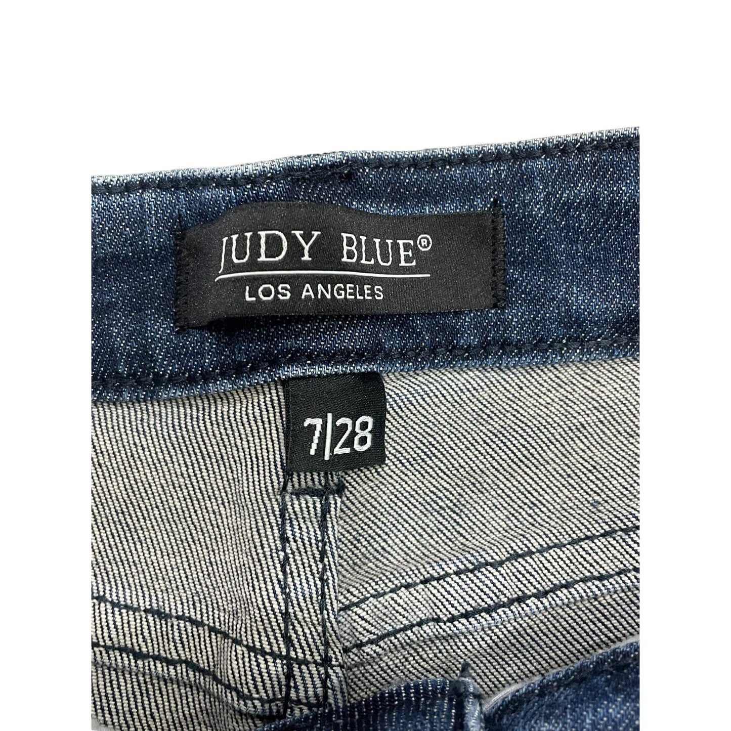 Judy Blue Dark Denim High Waist Mineral Wash Relaxed Fit