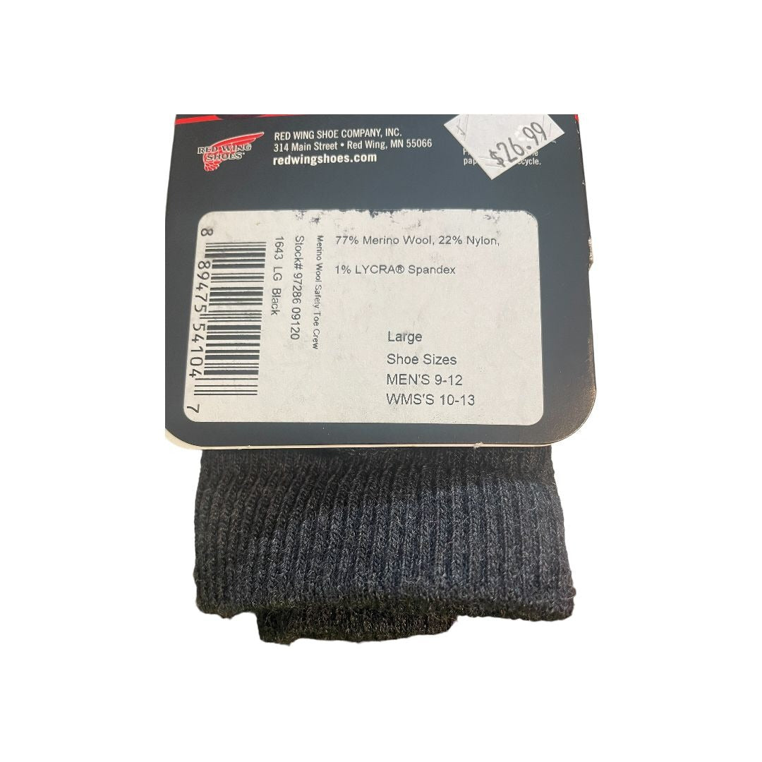 Red Wing Socks Charcoal Premium Safety