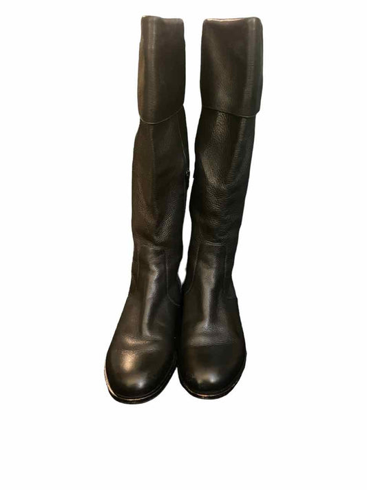 Vince Camuto Size 6 Black Leather Boots