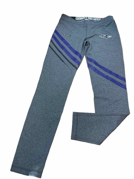 Under Armour Size M Gray Polyester logo Active Wear Pants